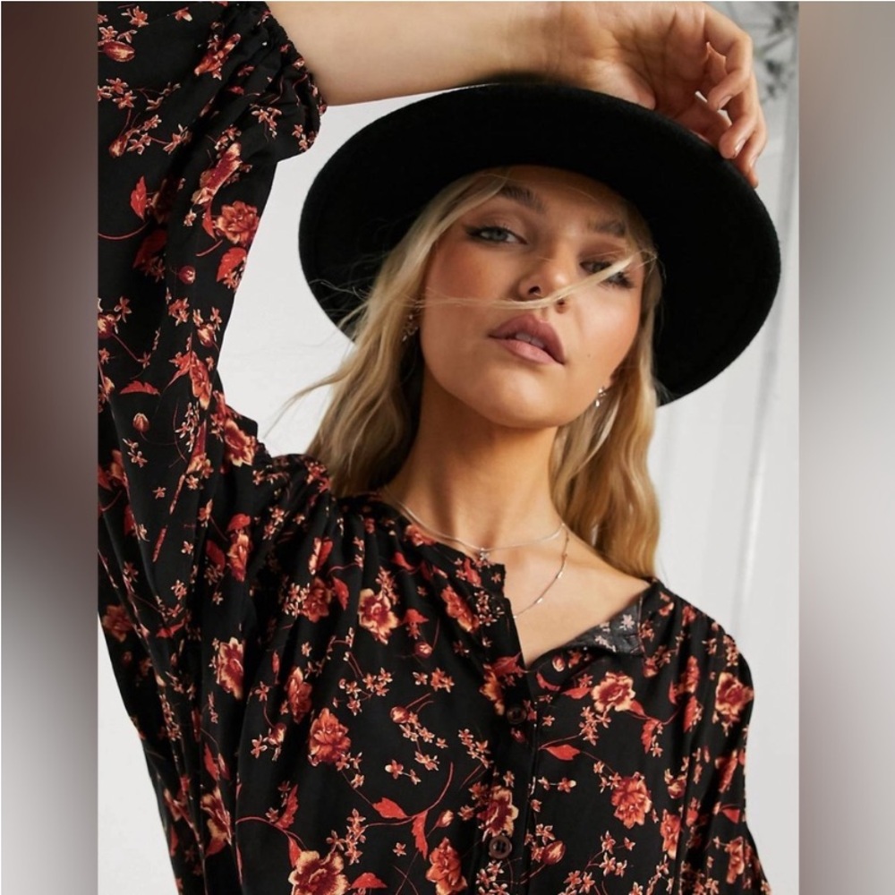 Free People-flower fields mini dress